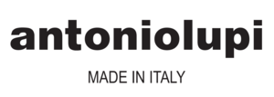 Das Logo zeigt den schwarzen Schriftzug "antonio lupi" in Kleinbuchstaben, darunter in kleinerer Schrift "MADE IN ITALY". Schlichtes und modernes Design. Das Logo zeigt den schwarzen Schriftzug "antonio lupi" in Kleinbuchstaben, darunter in kleinerer Schrift "MADE IN ITALY". Schlichtes und modernes Design.